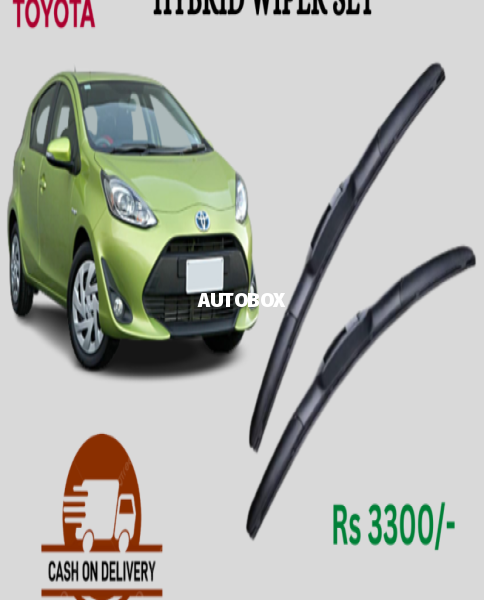 TOYOTA AQUA BEST QUALITY HYBRID WIPER BLADE SET