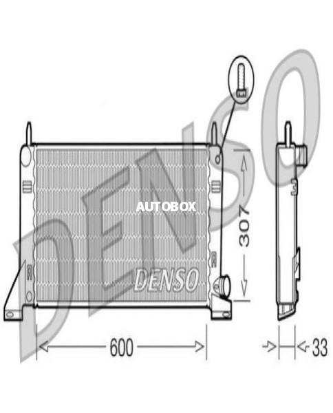 FORD ESCORT RADIATOR