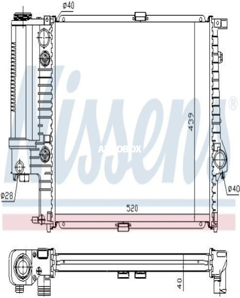 MAZDA 323 RADIATOR