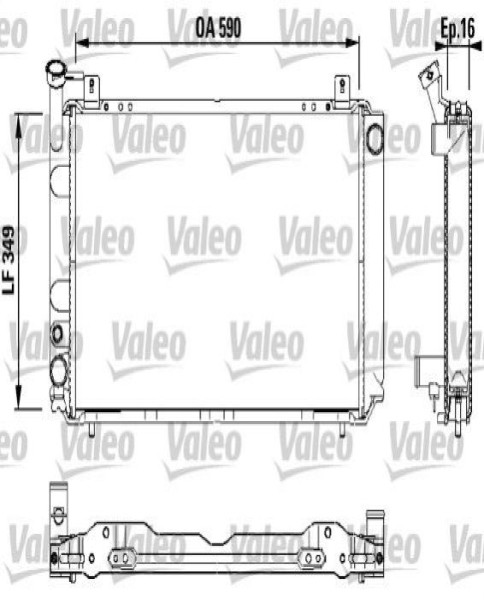 NISSAN SUNNY B12 RADIATOR