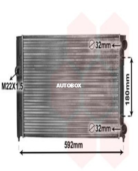 VOLKSWAGEN GOLF RADIATOR