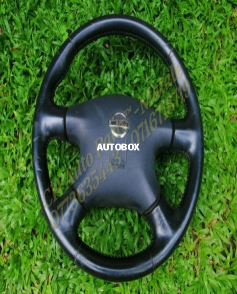 Nissan Sunny FB15, N16 , Y11 Black Leather Steering with Airbag