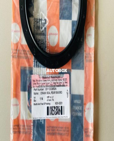 Mahindra  Maximo Crank Seal Rear For Sale