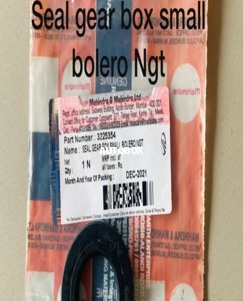 Mahindra Bolero Seal  GearBox Small (ngt) For Sale