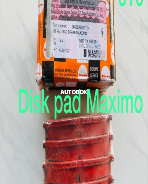 Mahindra Maximo Disk Pad For Sale